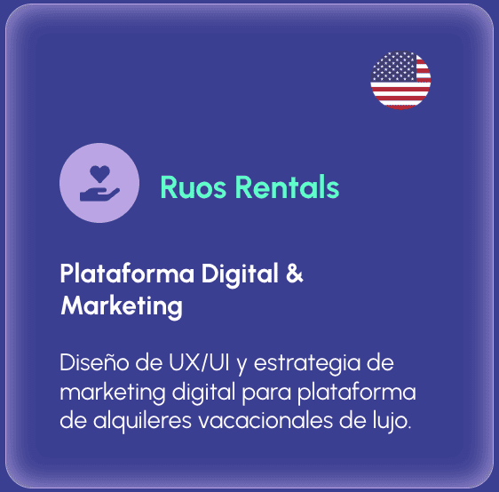 Plataforma Digital y Marketing, Estados Unidos.